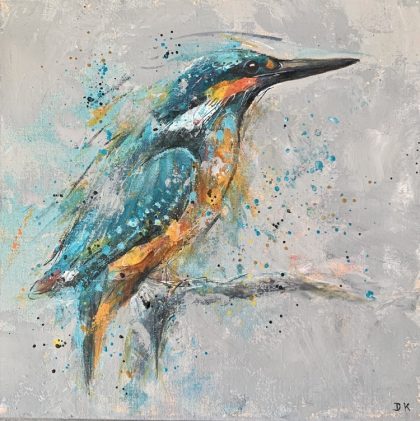"Martin pêcheur" 30/30cms