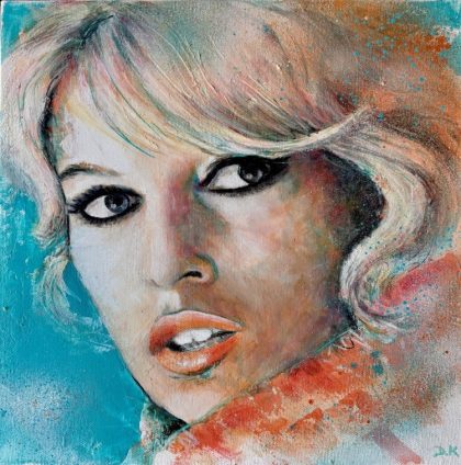 peinture Brigitte bardot